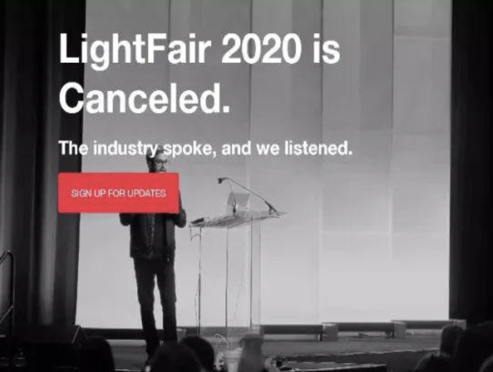 2020美国国际照明展宣布取消！下一个，会是谁？